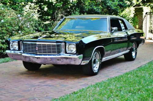 Incredable 1972 chevrolet monte carlo 454 ss triple black 45ks loaded real sweet