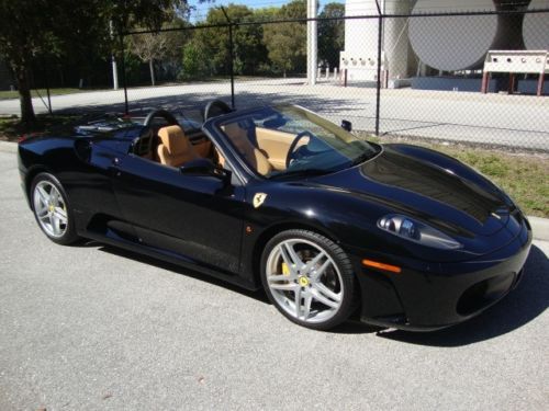 F1 spider black nero tan 7k mi, daytona inserts scuderia shields yellow calipers