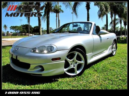 Stunning miata mx-5 ls nardi torino convertible w/hard top body kit sport wheels