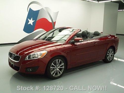 2012 volvo c70 t5 hard top turbocharged leather 16k mi texas direct auto