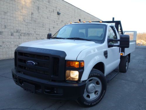 2008 ford f-350 xl 5.4l 2wd f-250  stake flat bed reading no reserve