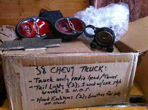 1938 Chevy 1/2 ton pickup! Amazing project complete with many rare NOS Parts, US $5,250.00, image 12