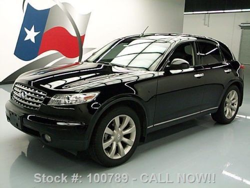 2003 infiniti fx35 sunroof heated leather 20&#039;s 73k mi texas direct auto