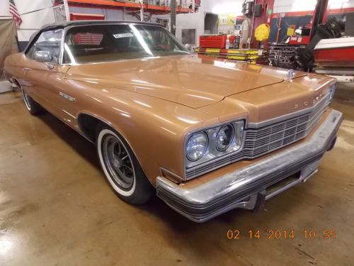 1975 buick lesabre customer convertible t1239327