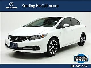 2013 honda civic si 4dr sedan 5 speed one owner 7k miles warranty