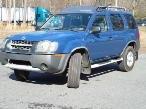 2003 nissan xterra xe suv 4wd 4x4  v6 gas saver low miles clean no reserve