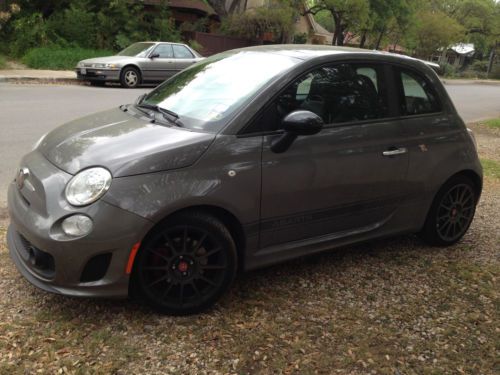 2013 fiat abarth - charcoal - fiat madness chip - mint