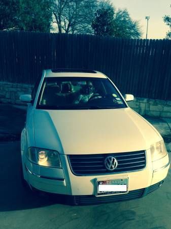 Vw white/tan leather seats gls (low miles 77k only)