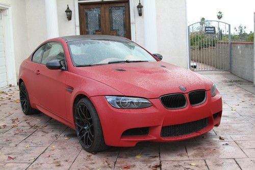 2008 bmw m3 e92 coupe matte red