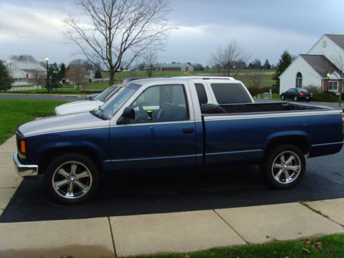 1988 gmc sierra c2500 pickup truck 8&#039; bed custom! 355, rebuilt, runs great