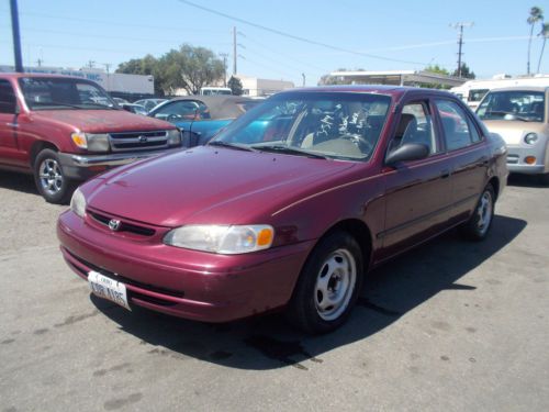 1998 toyota corolla no reserve