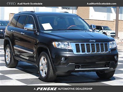 12 jeep grand cherokee overland  4wd heated seats pano sun roof warranty tow pkg