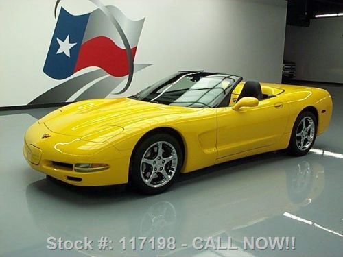 2004 chevy corvette convertible leather ride ctrl 37k texas direct auto