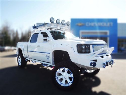 12 gmc sierra 2500hd denali duramax lifted custom sema show truck one-owner