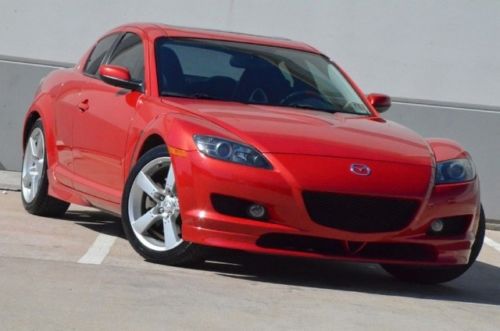 2008 mazda rx8 coupe black/red lth/htd seats $499 ship