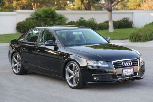 2010 audi a4 sedan 4-door 2.0l - black with optional sport wheels