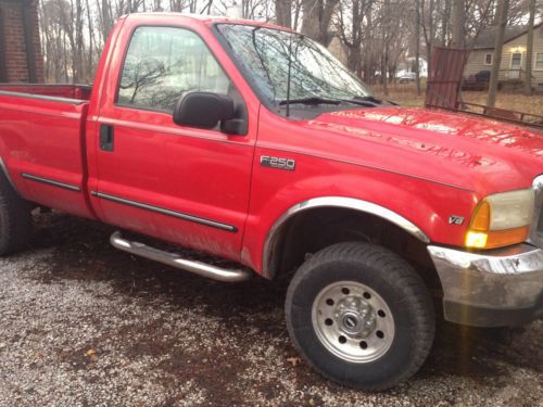 1999 ford f-250 super duty xlt standard cab pickup 2-door 5.4l