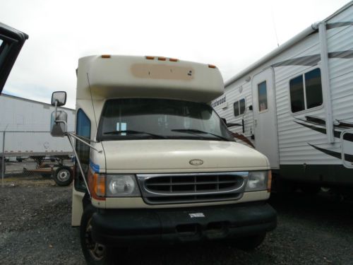 14 passenger para transit capable 2002 ford e450 bus