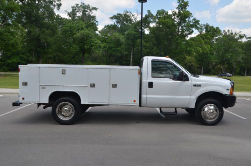 2000 ford super duty f550 regular cab utility bed service body 6.8l v10  f-450