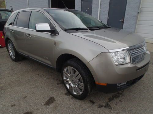 2008 lincoln mkx, salvage, damaged, navigation, runs and lot drives