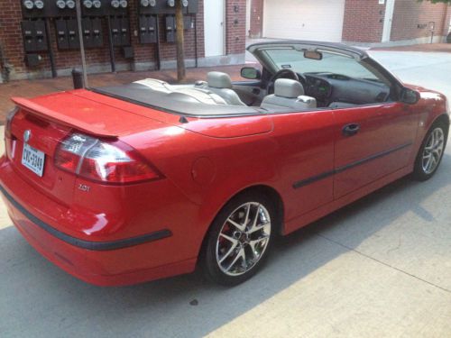 2004 saab 9-3 arc convertible red dallas,tx needs tlc, drives great! no reserve