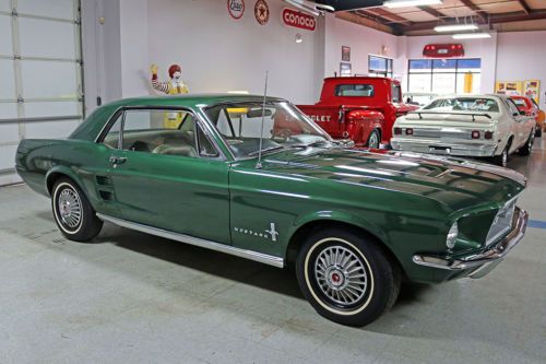 1967 ford mustang 2dr. hardtop 289 v8 29k original miles  power steering , a/c