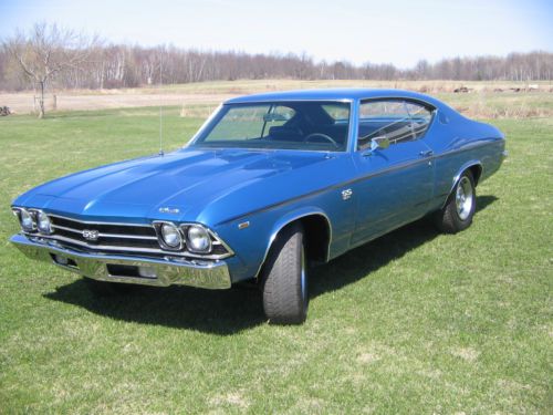 1969 chevelle ss 2 door 396 lamons blue