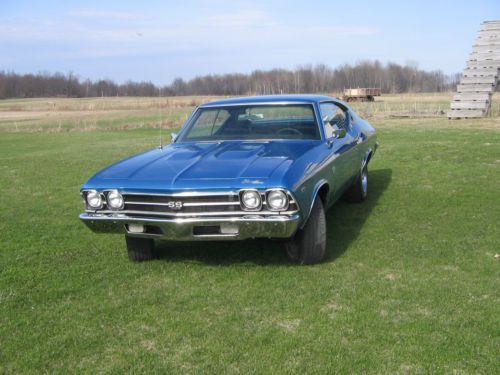 1969 Chevelle SS 2 Door 396 Lamons Blue, US $22,500.00, image 8