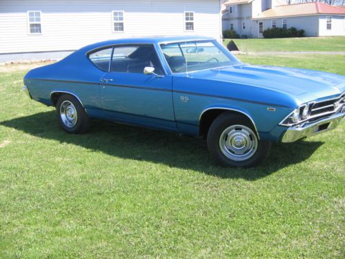 1969 Chevelle SS 2 Door 396 Lamons Blue, US $22,500.00, image 10