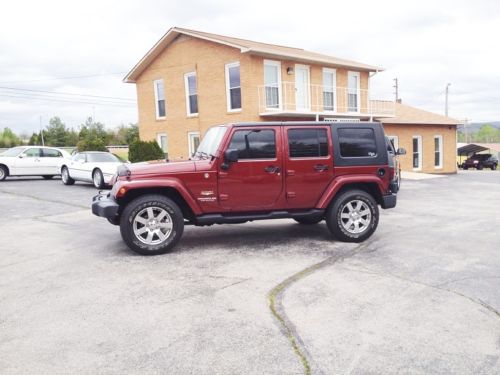 2007 jeep wrangler unlimited sahara sport utility 4-door 3.8l