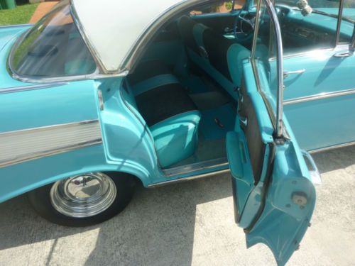 CLASSIC CHEVY 1957 4DR HARDTOP ANTIQUE CAR, US $25,000.00, image 12
