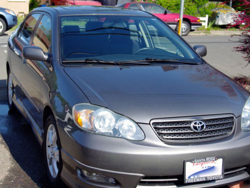 2006 toyota corolla xrs phantom gray pearl low miles very good condition