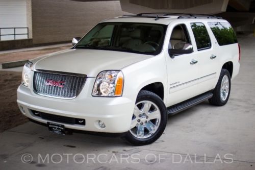 2009 gmc yukon slt sat radio navigation bose tv/dvd sunroof quad buckets