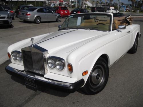 1981 rolls-royce corniche convertible