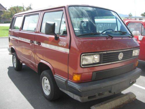 1989 Volkswagen Vanagon Syncro Standard Passenger Van 3-Door 2.1L, US $11,000.00, image 2