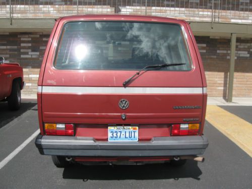 1989 Volkswagen Vanagon Syncro Standard Passenger Van 3-Door 2.1L, US $11,000.00, image 5