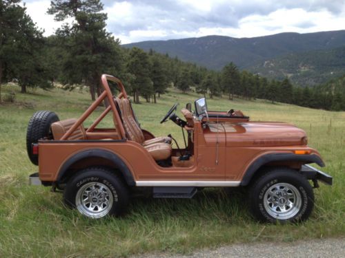 1981 jeep cj5 laredo classic original stock 92k copper 4spd 6cyl no reserve!