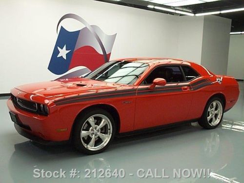 2010 dodge challenger r/t hemi auto htd leather 46k mi texas direct auto