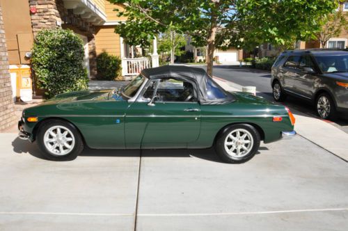1971 mgb roadster - complete frame up restoration