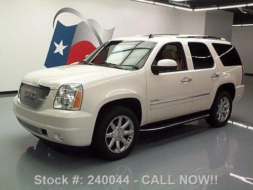 2011 gmc yukon denali sunroof nav dvd rear cam 20&#039;s 39k texas direct auto