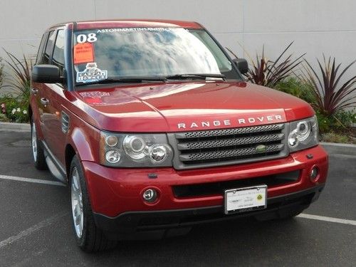 2008 land rover range rover sport hse ** jaguar san diego **