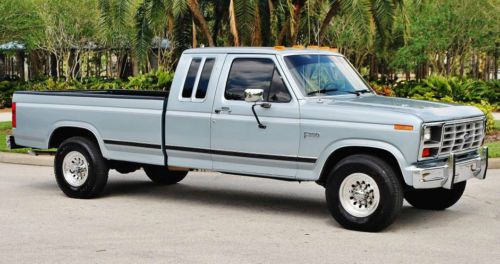 Beautifully restored 1984 ford f-250 xlt extra cab 460 v-8 loaded a/c michelins.