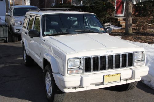 2001 jeep cherokee limited xj 4-door 4.0l white