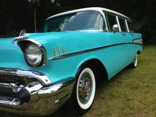 Beautiful 1957 Chevrolet Chevy Station Wagon (1955 1956 1957 not a Nomad), US $22,500.00, image 11