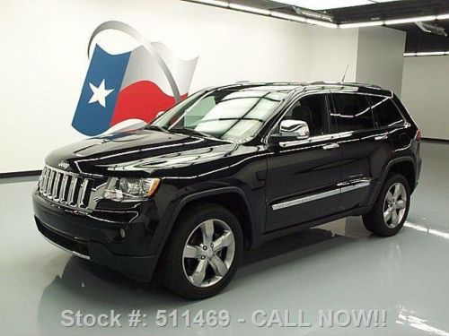 2011 jeep grand cherokee overland 4x4 pano roof nav 41k texas direct auto