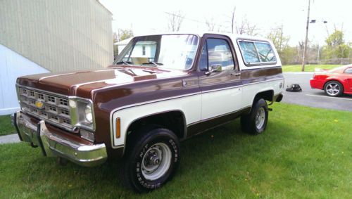 All original 1978 chevrolet k5 blazer cheyenne sport utility 2-door 5.0l