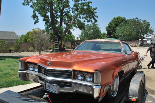 1970 cadillac eldorado hardtop 2-door original gangster car no reserve!