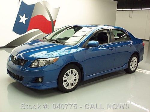 2009 toyota corolla s auto sunroof ground effects 60k texas direct auto