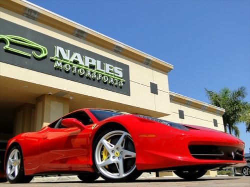 2010 ferrari 458 italia, shields, hifi system, carbon steering wheel w/ leds