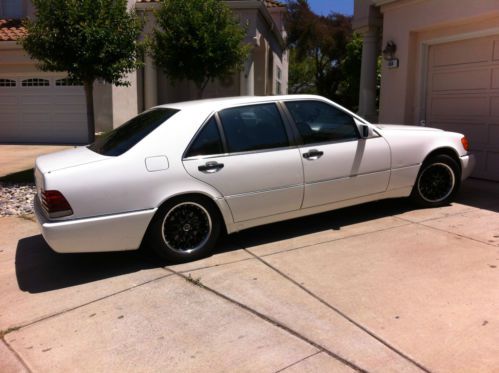 No reserve nice 1994 s 500 mercedes sedan, runs good, looks good low mileage